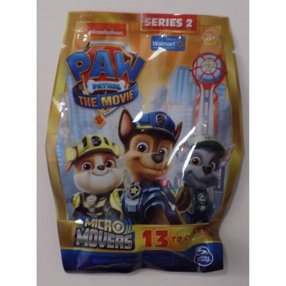 PAW Patrol Micro Movers Mystery Movie Mini Figure Series 2 - Lot of 5 - Picture 2 of 5